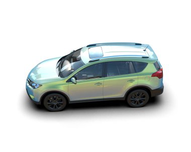 Bir arabanın 3 cg görüntüsü