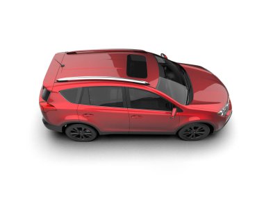 gerçekçi modern araba izole