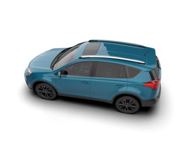 Modern mavi cip. 3d oluşturma