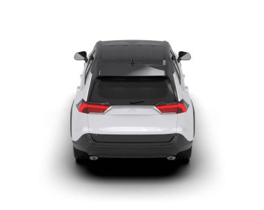 Siyah araba yan görünüm