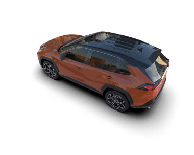 siyah modern spor araba yan görüşlü