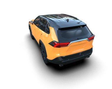 Daha az genel bir konsept arabanın 3 boyutlu çizimi