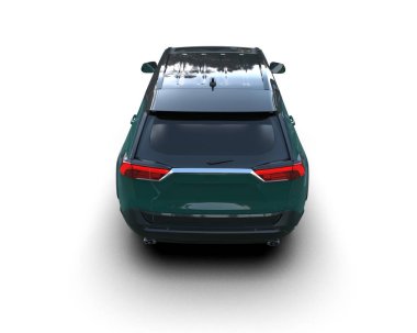 modern otomobil arka planda izole edildi