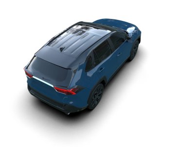 Araba cipi. 3 boyutlu oluşturulmuş resim.