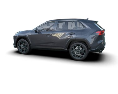 Modern cip siyah arka planda izole edilmiş. 3d oluşturma