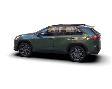 Siyah SUV beyazda izole edildi