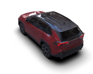 Modern SUV arabası - 3D görüntüleme