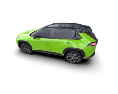 yeşil modern spor araba