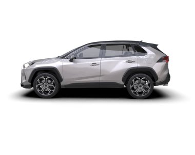 Araç beyaz arka planda izole edilmiş. 3d illüstrasyon - oluşturma