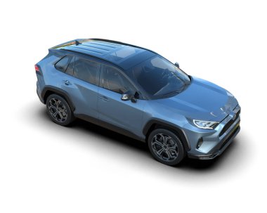 Modern kompakt arabası olan bir cip.