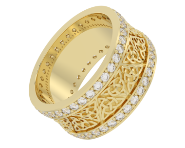 Alyans. Altın yüzüklü mücevherler.