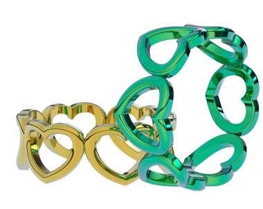 Bir zincirin 3 boyutlu çizimi