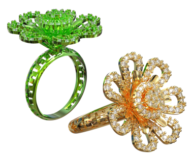 Alyanslar beyaz arkaplanda