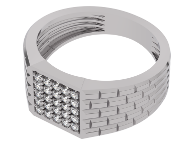 Siyah arka planda metal bilezik, izole edilmiş. 3d oluşturma