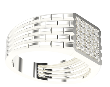 3 boyutlu elmas bilezik.