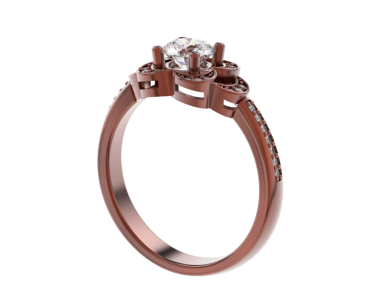 Altın nişan yüzüğü ve siyah üzerinde elmas izole