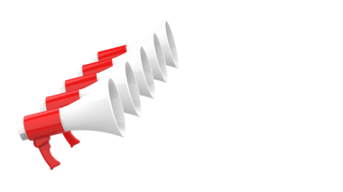 Beyaz arkaplanda beyaz bayraklı kırmızı kurdele