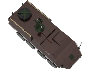 Askeri tank. Askeri araç. 3d illüstrasyon