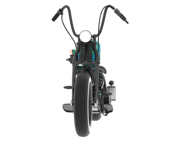 Motosiklet beyaz arkaplanda izole edildi