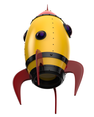 İzole edilmiş bir nesnenin 3 boyutlu görüntüsü