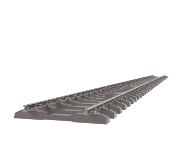 Siyah arka planda izole edilmiş yansıtıcı bir yatağın 3 boyutlu görüntülenmesi