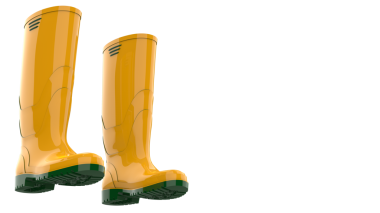 modern sarı su botları