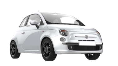 - Araba. modern kompakt araba beyaz arkaplanda izole edildi