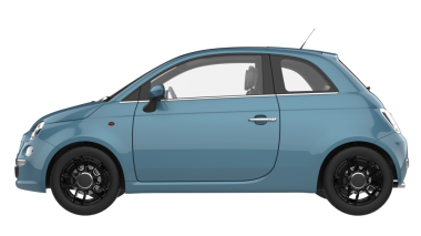 Modern araba yan görüntüsü. 3 d