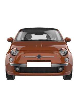 modern araba beyaz arkaplanda izole edildi