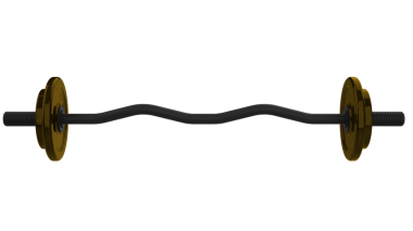 Halter ikonu. Web tasarımı için halter vektör simgesinin düz çizimi