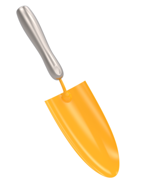 boya kovası simgesi, düz stil