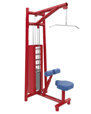 Spor salonu makinesi beyaz arka planda izole edilmiş..