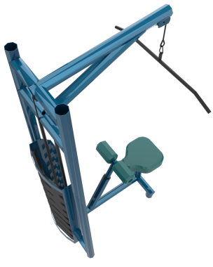 Beyaz arkaplanda bir bisikletin 3 boyutlu canlandırması