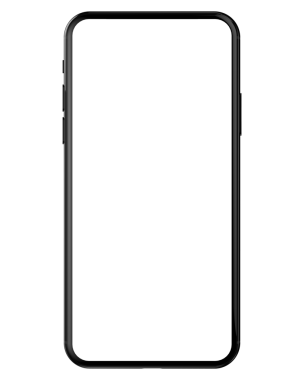 boş ekranlı vektör akıllı telefonu
