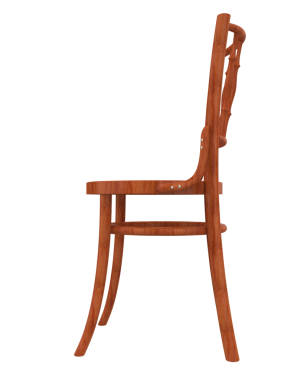 Boş bir sandalyenin 3 boyutlu görüntüsü