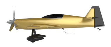 beyaz arka planda izole edilmiş modern küçük uçak.