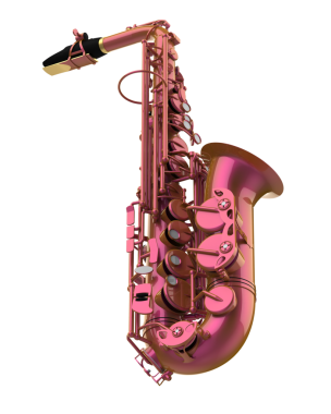 saksafon müzik notaları ile