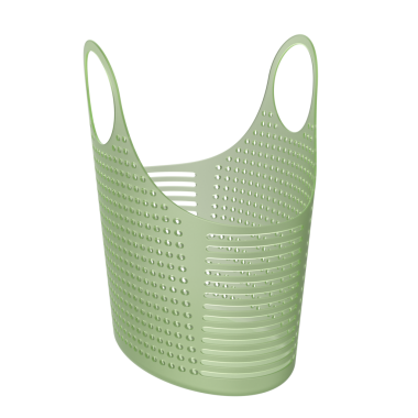 Boş yeşil plastik sepet