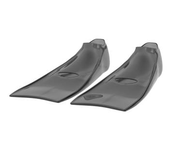 Siyah ayakkabılar beyaz arkaplanda izole edilmiş