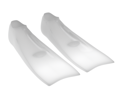 Beyaz arka planda iki beyaz tıbbi yara bandı..