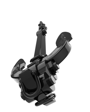 Kolu izole edilmiş üç boyutlu robot el çizimi