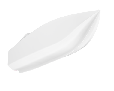 Beyaz tüy ikonu. Web için tüy vektör simgelerinin düz çizimi