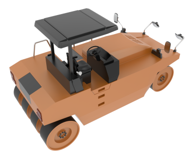 Beyaz arkaplanı olan 3 boyutlu bir araba..