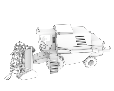 Siyah arkaplanda izole edilmiş 3 boyutlu bir nesnenin görüntülenmesi