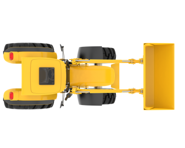 Sarı araba beyaz arkaplanda izole edildi.