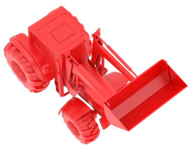 kırmızı araba beyaz arkaplanda izole edildi.