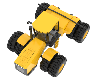 Sarı jantlı sarı oyuncak araba beyazda izole edilmiş