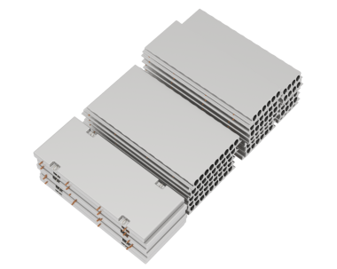 Metal bir bilgisayar klavyesinin 3 boyutlu görüntüsü