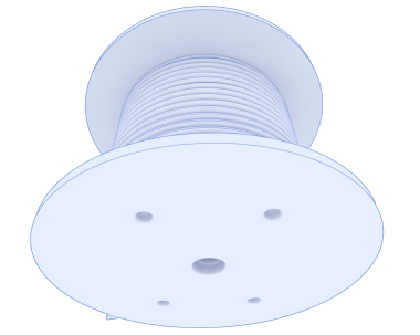 Beyaz lambanın vektör illüstrasyonu