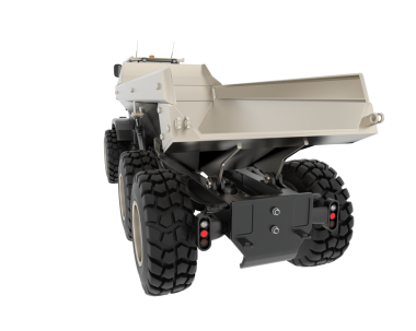 Beyaz arkaplanda izole edilmiş bir robotun 3 boyutlu görüntüsü